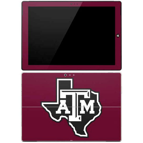 Texas A&M University Black Logo Surface Pro 3 Skin